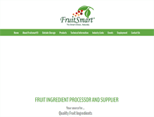 Tablet Screenshot of fruitsmart.com